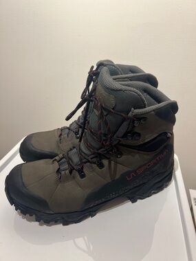 La Sportiva Olive and Black Men's Waterproof Hiking Boots
